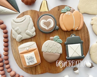 6 B's Creations (Teaching Partners) Cozy Fall Set of 6 Cookie Cutters