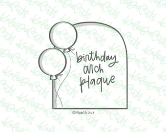 Birthday Balloon Arch Cookie Cutter
