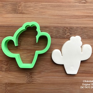 Cactus with Flower Cookie Cutter