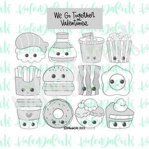 We Go Together Mini Set of 12 Cookie Cutters