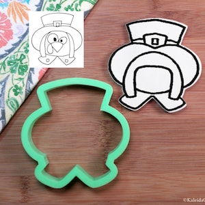 Pilgrim Man Head Cookie Cutter
