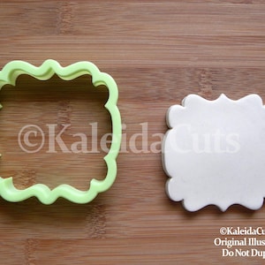 Charlotte Squared Plaque Cookie Cutter
