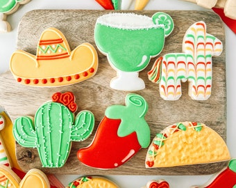 Summer's Sweet Shoppe (CC2C) Fiesta Cinco de Mayo Class Set of 6 Cookie Cutters