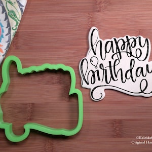 Happy Birthday Cookie Cutter