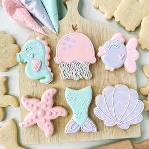 Summer’s Sweet Shoppe (CC2C) Under the Sea Class Set of 6 Cookie Cutters