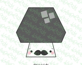 Square Mushroom Cookie Cutter