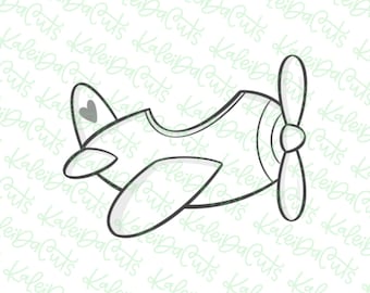 Love Airplane Cookie Cutter