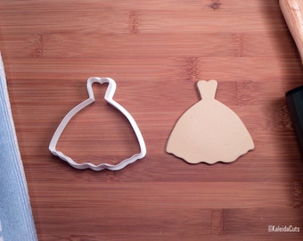 Princess Wedding Dress Cookie Cutter