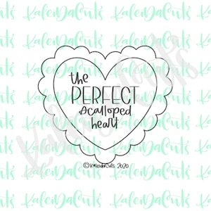 Perfect Scalloped Heart Cookie Cutter