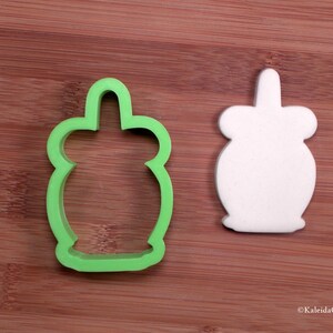 Candy Apple with Bow Cookie Cutter image 2