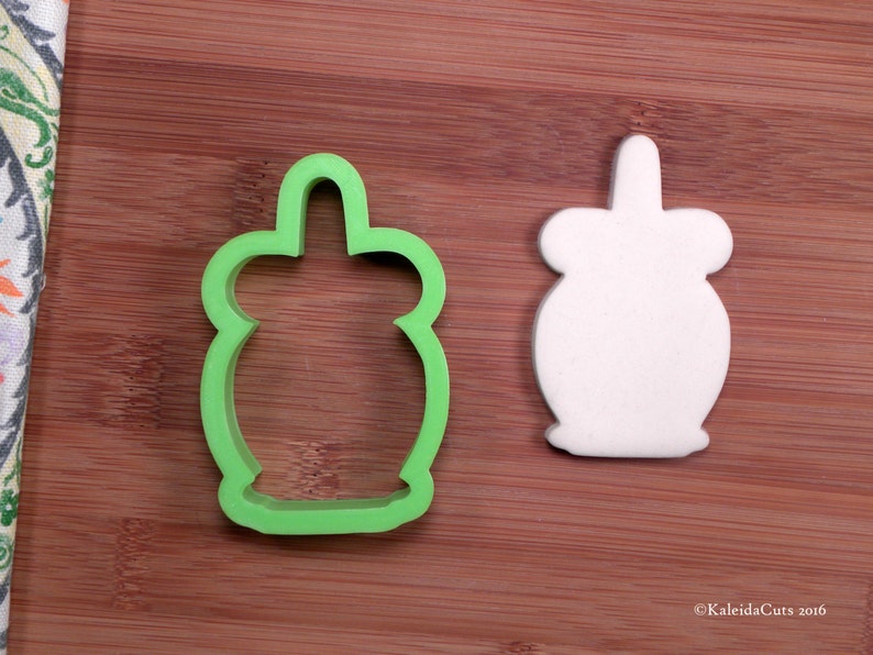 Candy Apple with Bow Cookie Cutter image 2