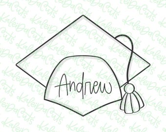 Grad Classic Hat Cookie Cutter