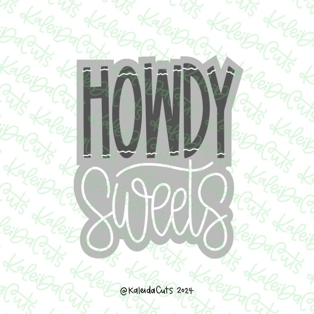 Howdy Sweets Howdy Sweets Cookie Cutter - Etsy