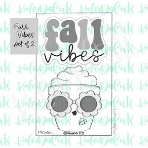 Fall Vibes Set of 2 Cookie Cutters