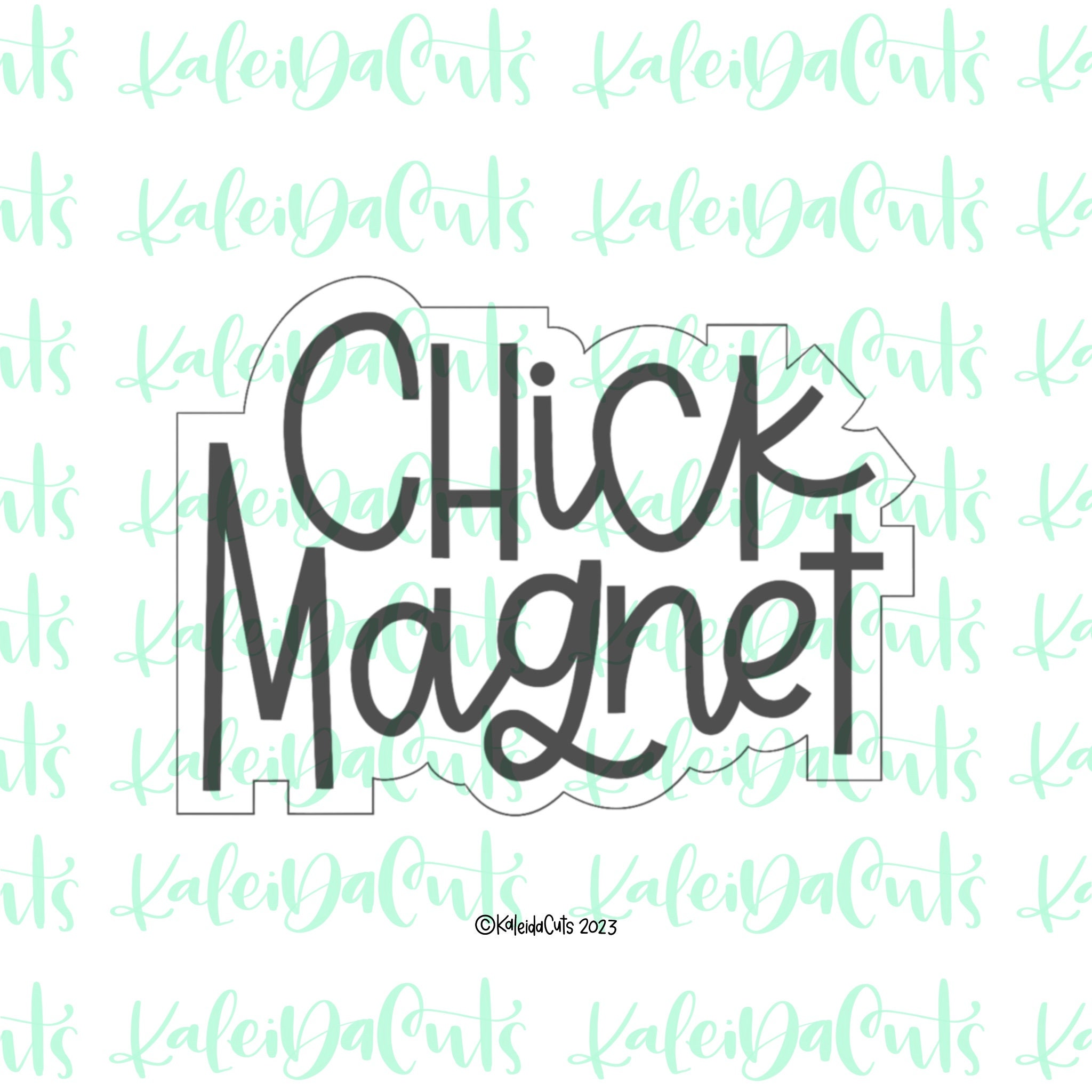 Chick Magnet Lettering Cookie Cutter - Etsy