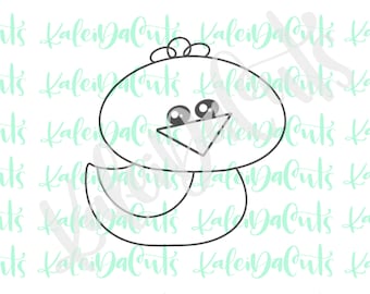 Sassy Baby Duck Cookie Cutter