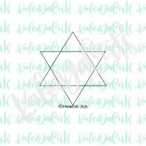 Star of David Cookie Cutter