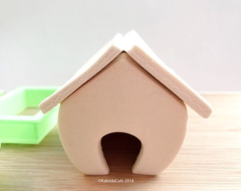 Mini Funky Gingerbread House Cookie Cutter Set