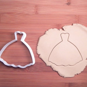 Princess Wedding Dress Cookie Cutter image 2