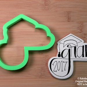 Grad Handlettering Cookie Cutter