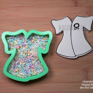 Grad Gown Cookie Cutter