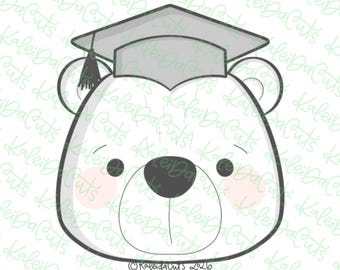 Grad Bear 2026 Cookie Cutter