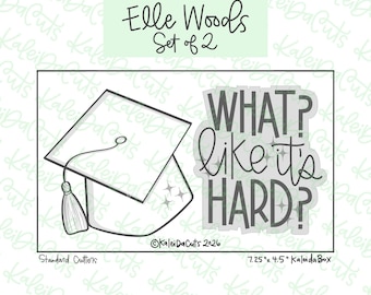 Elle Woods Cookie Cutters Set of 2