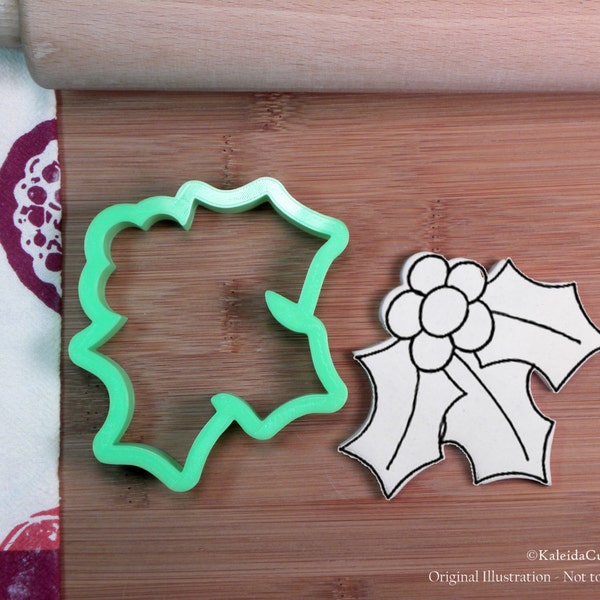 Holly Leaves Cookie Cutter