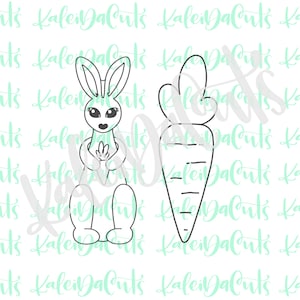 Skinny Easter Set of 2 Cookie Cutters