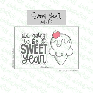 Sweet Year Cookie Cutter Set of 2
