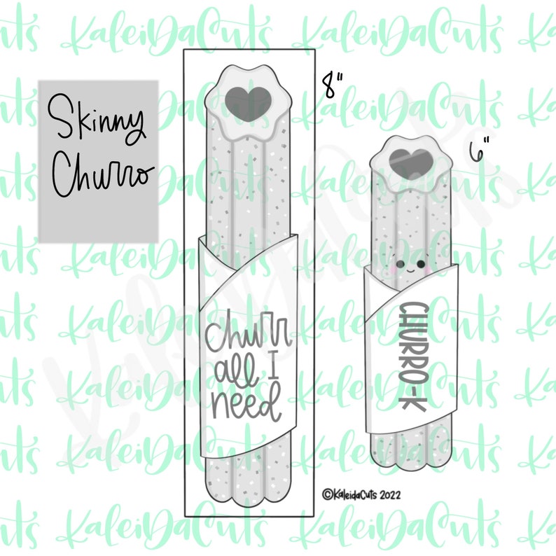 Skinny Churro Cookie Cutter - Etsy