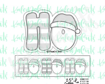 Ho Ho Santa Cookie Cutter