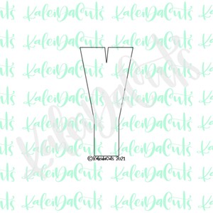 Tall Letter Y Cookie Cutter