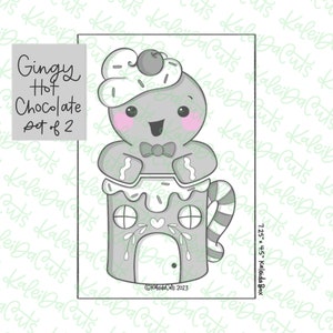 Gingy Hot Chocolate Cookie Cutter Set of 2