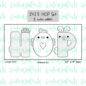 2023 Hop Set of 3 Cookie Cutters
