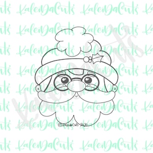 Santa Face 2020 Cookie Cutter
