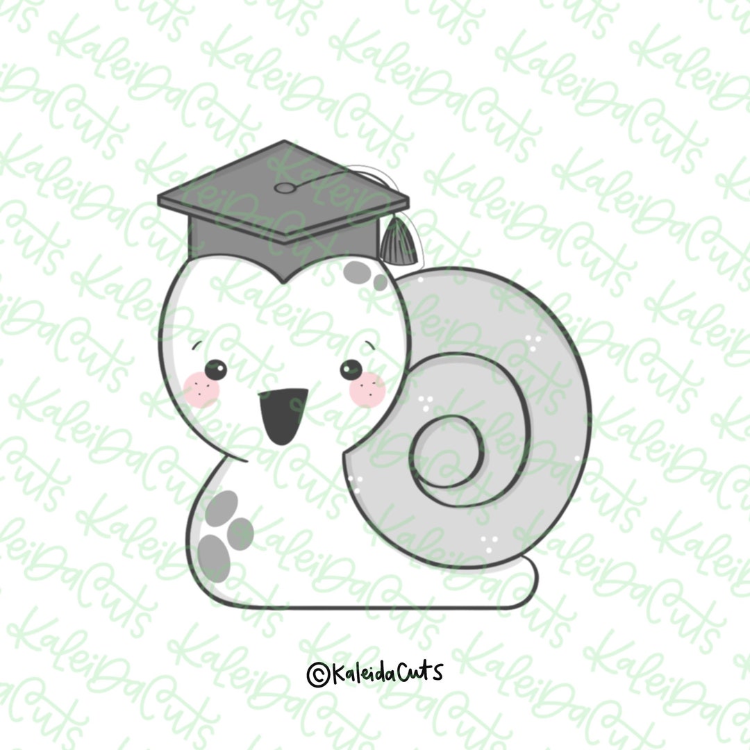 Grad Snail Cookie Cutter - Etsy