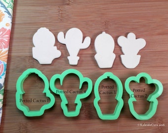 Potted Cactus Cookie Cutter