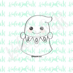 Charlie Ghost Cookie Cutter
