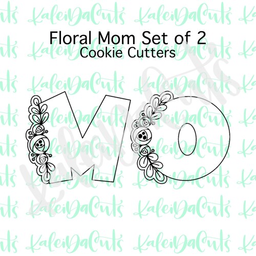 Mom Handlettering Cookie Cutter Etsy