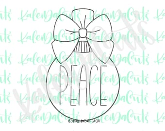 Farmhouse Ornament Bow Cookie Cutter
