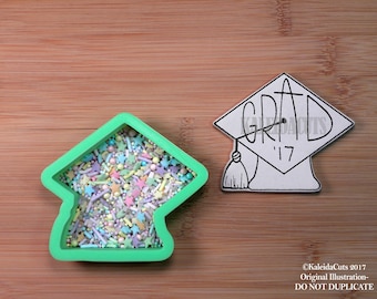 Grad Hat 2 Cookie Cutter