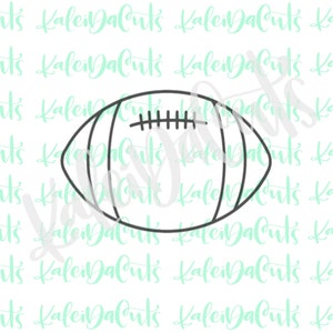 Football Cookie Cutter