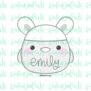 Chubby Bunny Chick Cookie Cutter