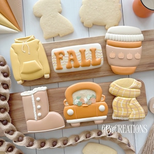 6 B's Creations (Teaching Partners) Fall Set of 6 Cookie Cutters