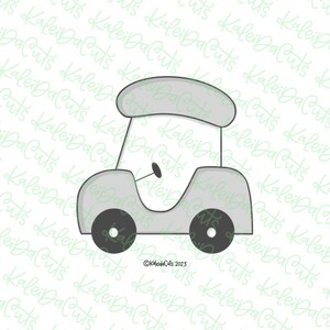 Golf Cart Cookie Cutter