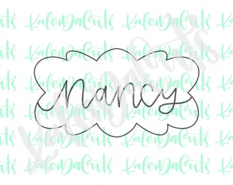 Nancy Plaque Cookie Cutter