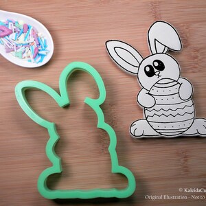 Bunny Egg Plaque Cookie Cutter