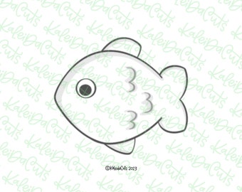 Fishing Fish Cookie Cutter