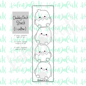 Chubby Chick Stack Cookie Cutter